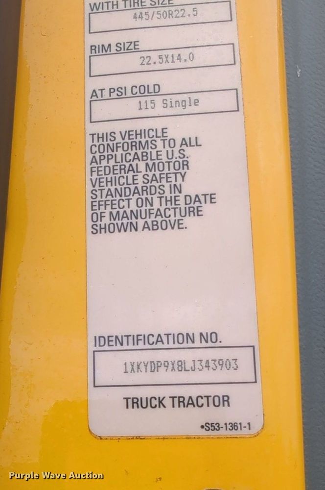 image for item MX9530 2020 Kenworth T680  semi truck