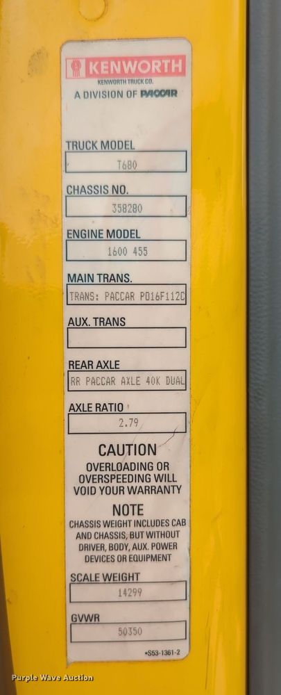 image for item MX9531 2020 Kenworth T680  semi truck