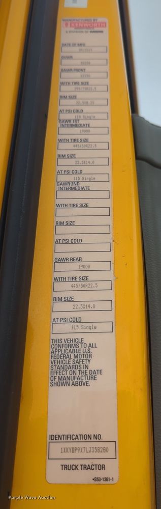 image for item MX9531 2020 Kenworth T680  semi truck