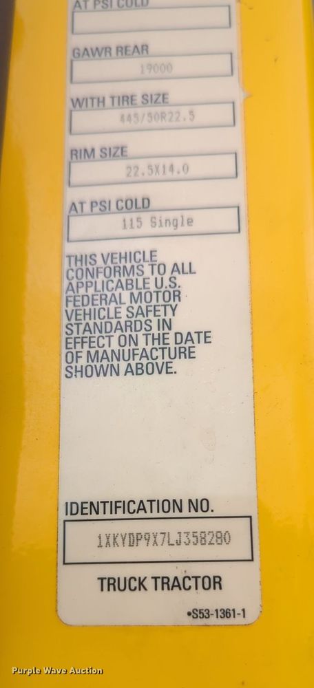 image for item MX9531 2020 Kenworth T680  semi truck