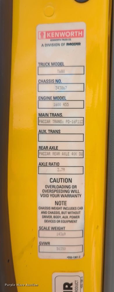 image for item MX9534 2020 Kenworth T680  semi truck