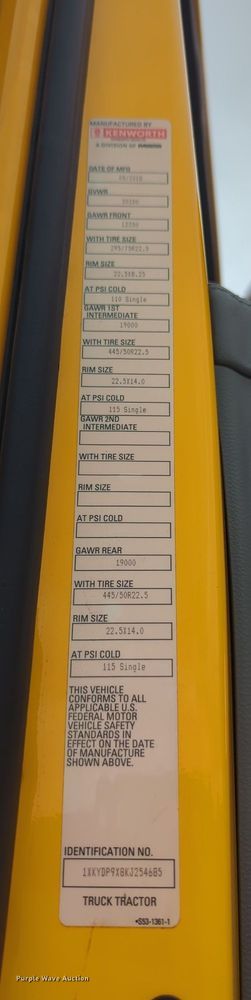 image for item MX9535 2019 Kenworth T680  semi truck