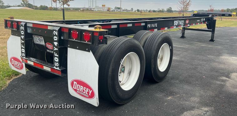 image for item NA9250 2021 Dorsey Intermodal SC40  container trailer