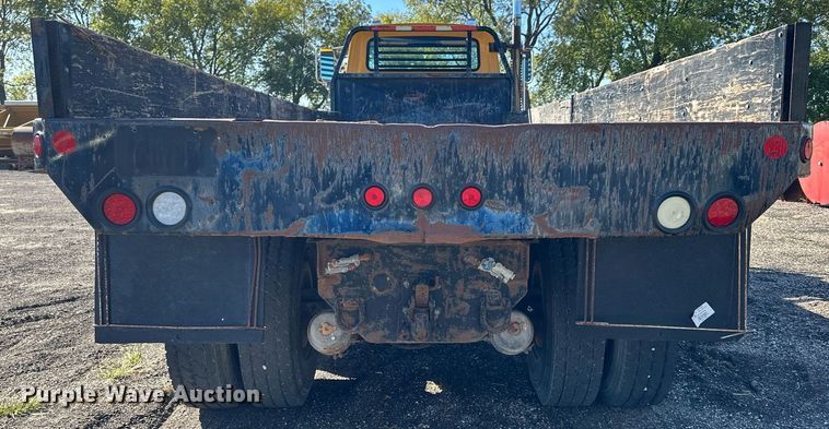 image for item NP9693 1987 Ford L8000  dump flatbed truck