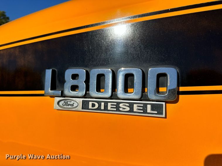 image for item NP9693 1987 Ford L8000  dump flatbed truck