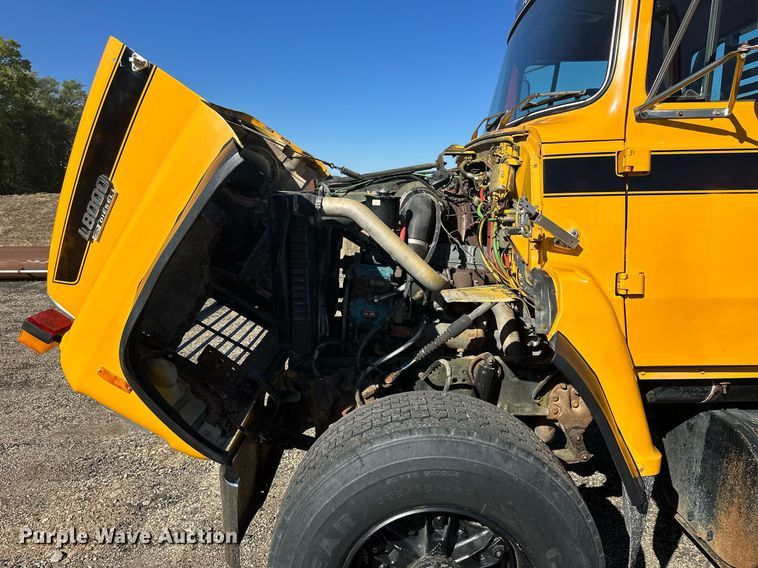 image for item NP9693 1987 Ford L8000  dump flatbed truck