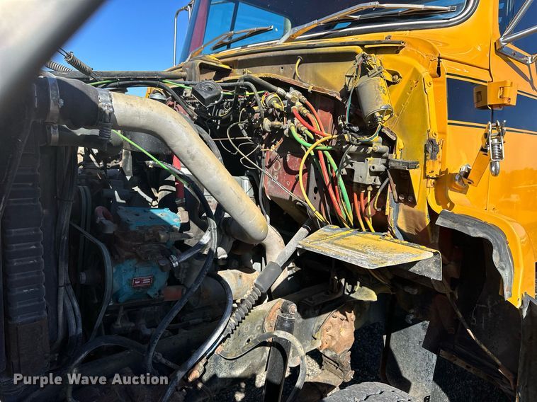 image for item NP9693 1987 Ford L8000  dump flatbed truck