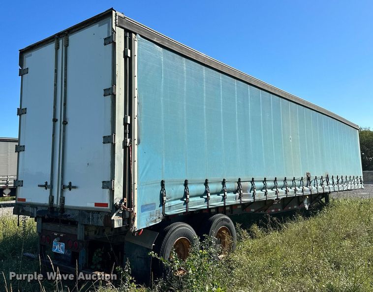 image for item NQ9319 1998 Nu Van NVF-48102  side curtain trailer