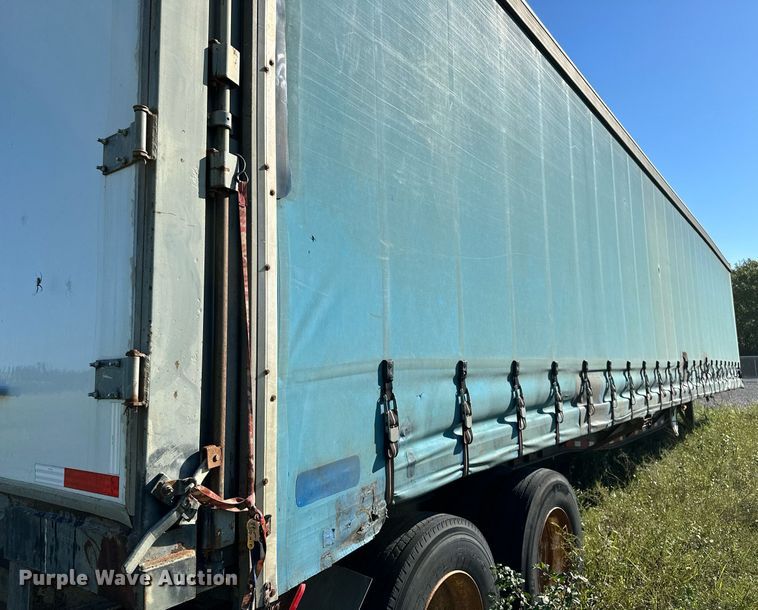 image for item NQ9319 1998 Nu Van NVF-48102  side curtain trailer