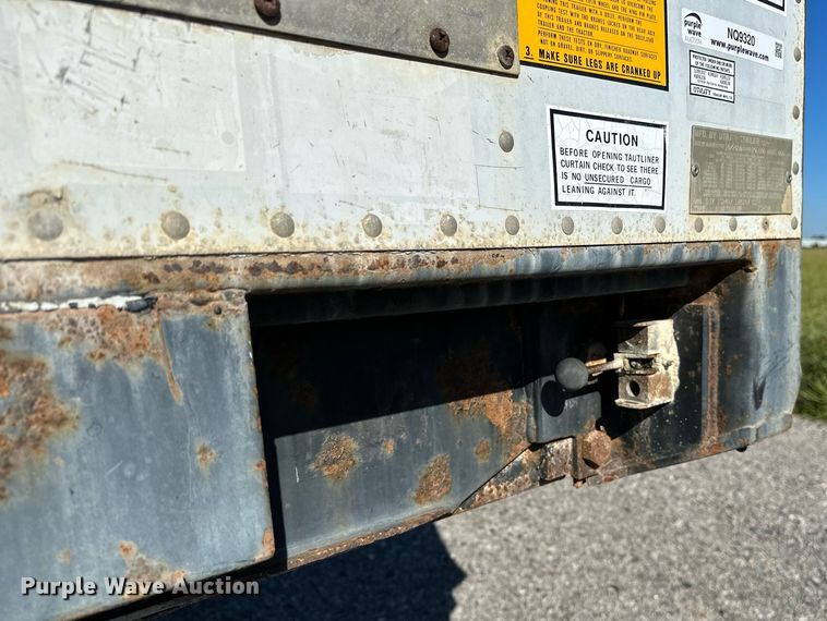 image for item NQ9320 2001 Utility TS2CHA  side curtain trailer