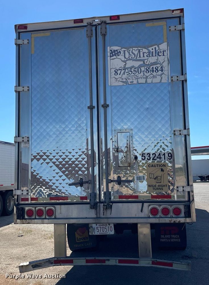 image for item NX9778 2007 Wabash  refrigerated van trailer