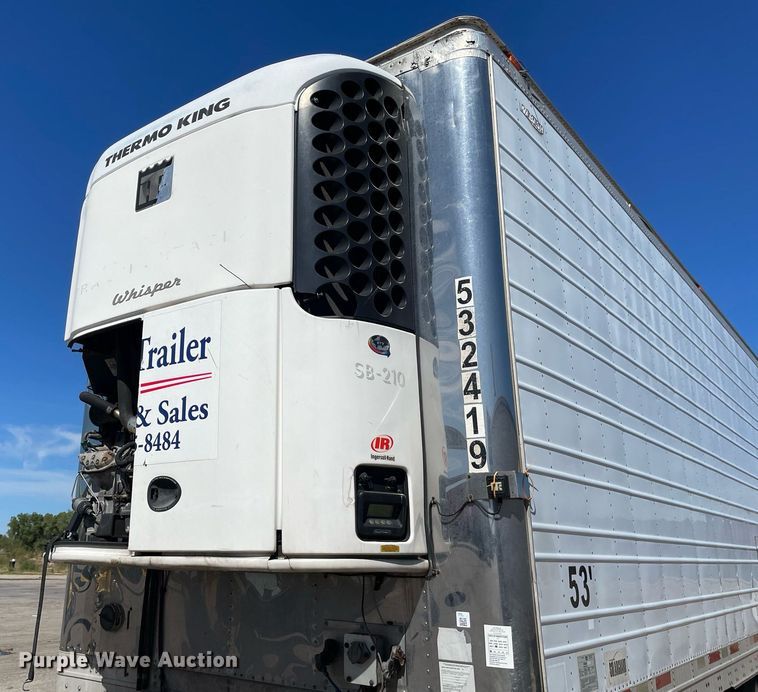 image for item NX9778 2007 Wabash  refrigerated van trailer