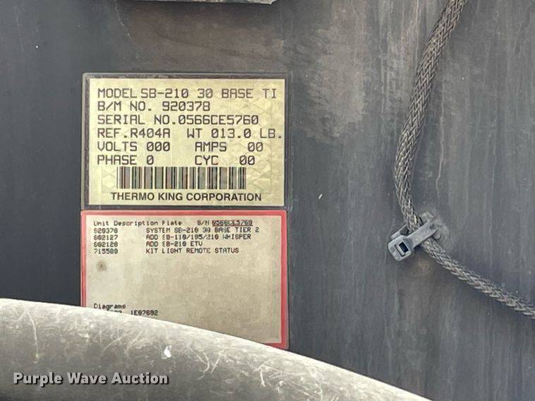 image for item NX9778 2007 Wabash  refrigerated van trailer