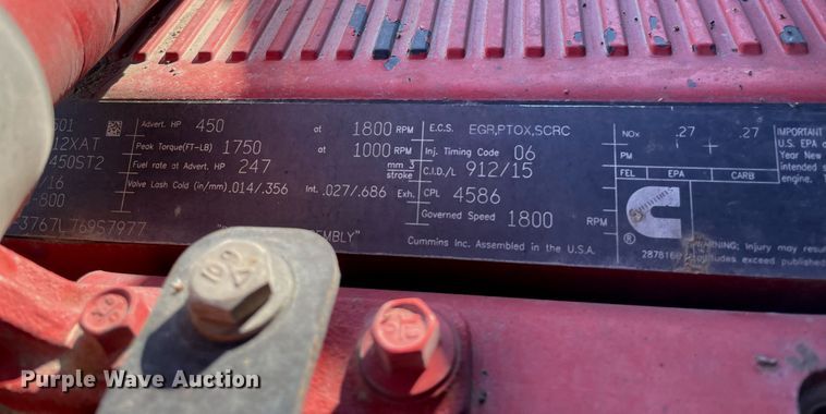 image for item NX9805 2017 Peterbilt 579  semi truck