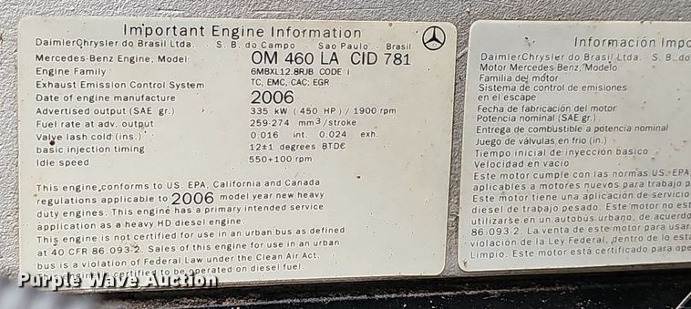 image for item OG9491 2007 Freightliner Columbia 120  semi truck