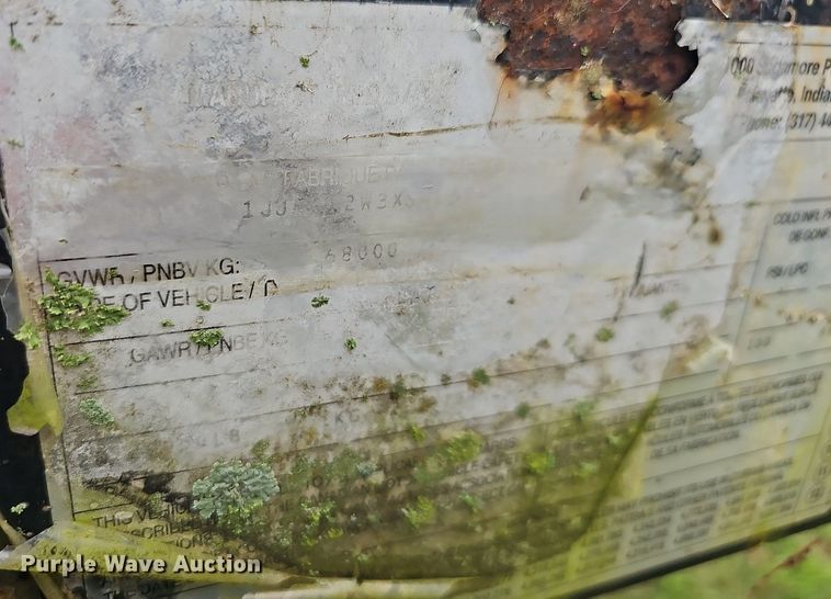 image for item OG9497 1999 Wabash  flatbed trailer