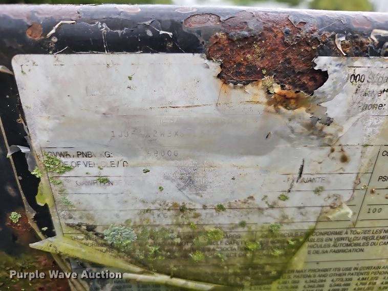 image for item OG9497 1999 Wabash  flatbed trailer