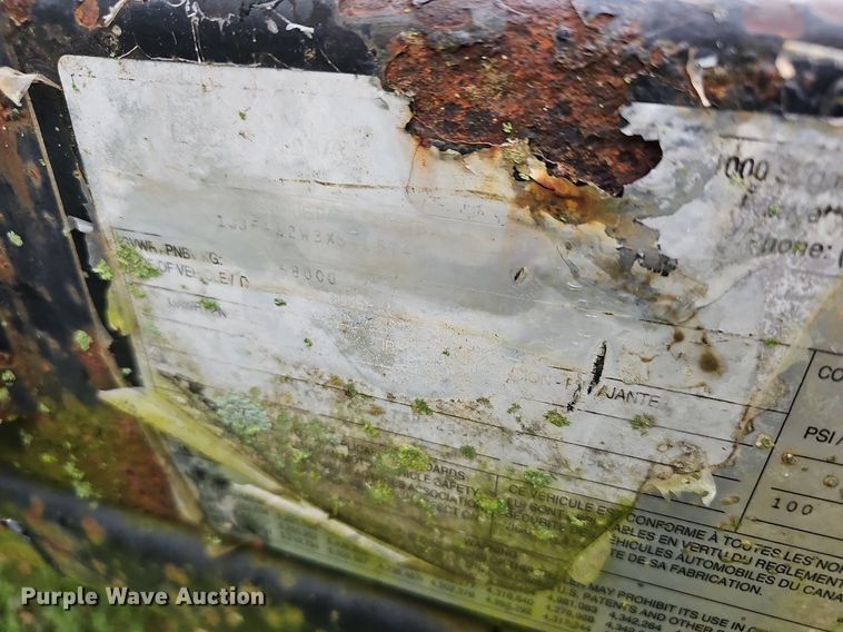 image for item OG9497 1999 Wabash  flatbed trailer