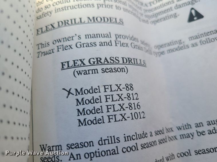 image for item DI3022 Traux FLX-88  grain drill