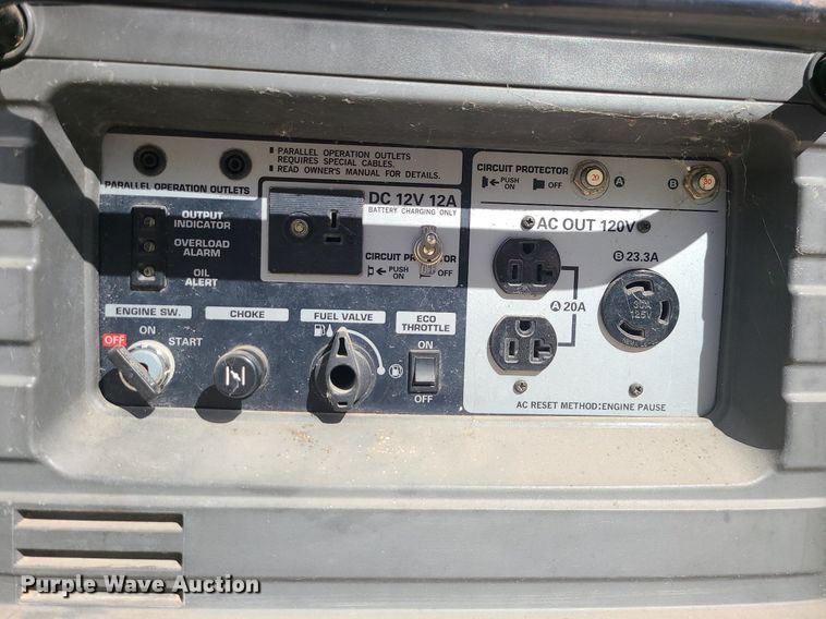 image for item DI3027 Honda EU3000is  generator