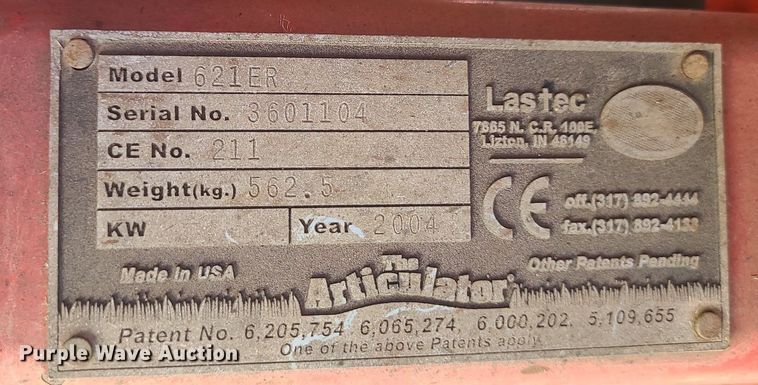 image for item DI3029 (2) Lastec 621ER finish mower