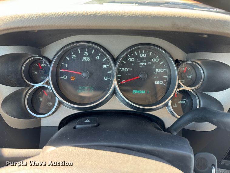 image for item DK2569 2012 GMC Sierra 2500HD  Crew Cab flatbed pickup truck