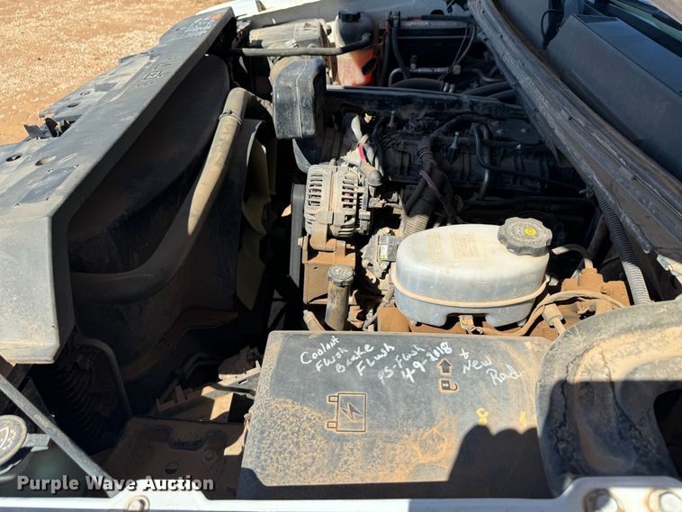 image for item DK2569 2012 GMC Sierra 2500HD  Crew Cab flatbed pickup truck