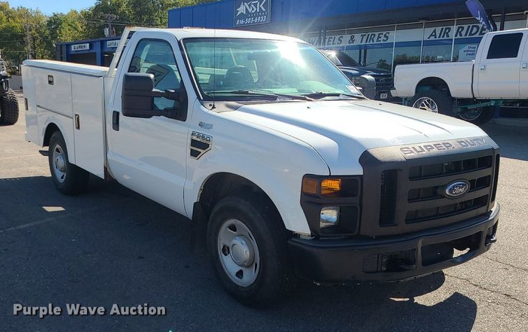 image for item DK4110 2008 Ford F250 Super Duty XL  utility bed pickup truck