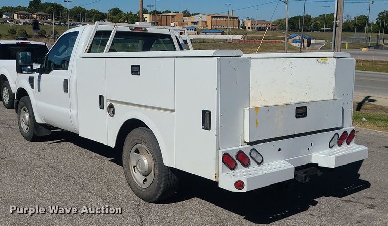 image for item DK4110 2008 Ford F250 Super Duty XL  utility bed pickup truck