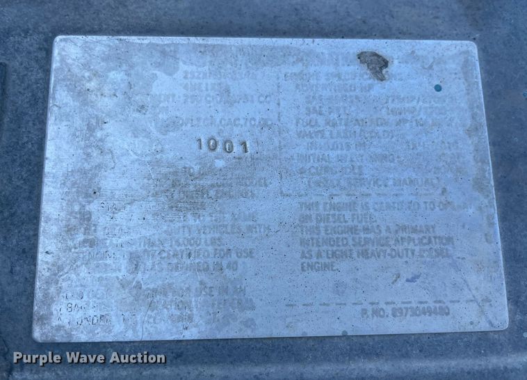 image for item DM0374 2002 Isuzu NPR  flatbed truck