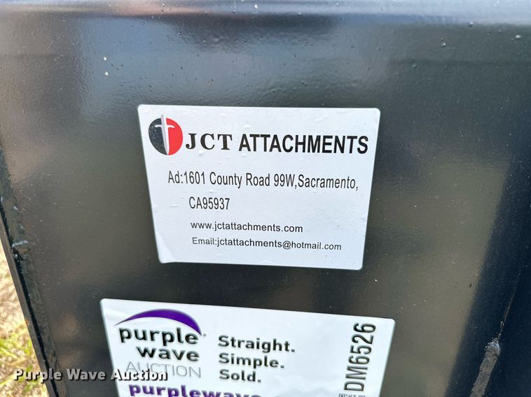 image for item DM6526 JCT  skid steer sweeper