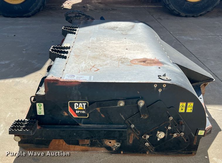 image for item DN3158 2014 Caterpillar BP118C  skid steer sweeper