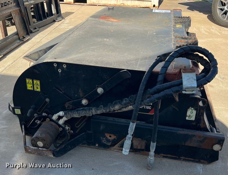 image for item DN3158 2014 Caterpillar BP118C  skid steer sweeper