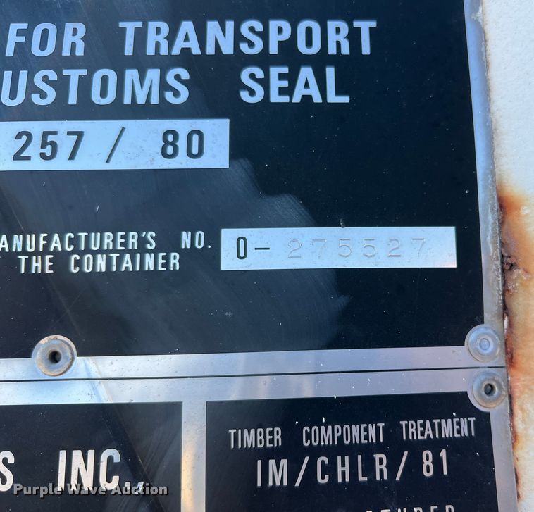 image for item DN3162 Tokyo Car Corp.  shipping container