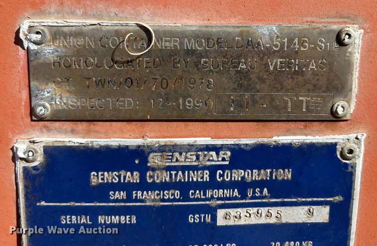 image for item DN3165 Union Container Industries  shipping container