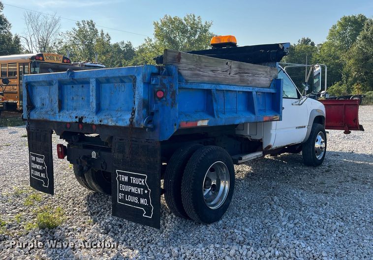 image for item DP2063 1996 GMC 3500HD SL  dump bed pickup truck
