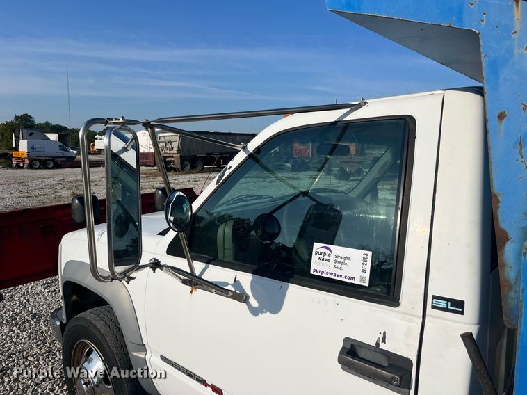 image for item DP2063 1996 GMC 3500HD SL  dump bed pickup truck