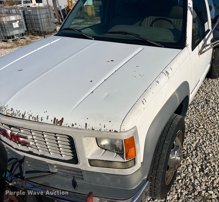 image for item DP2063 1996 GMC 3500HD SL  dump bed pickup truck