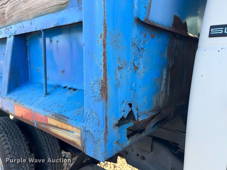 image for item DP2063 1996 GMC 3500HD SL  dump bed pickup truck