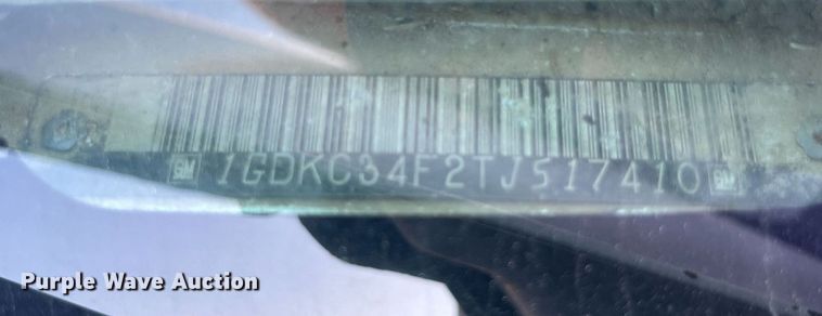 image for item DP2063 1996 GMC 3500HD SL  dump bed pickup truck