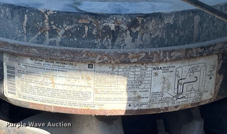 image for item DP2108 1986 Chevrolet CD-30903  pickup truck