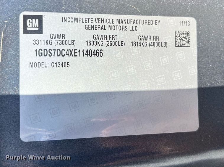 image for item DP2113 2014 GMC Savanna Limited  van