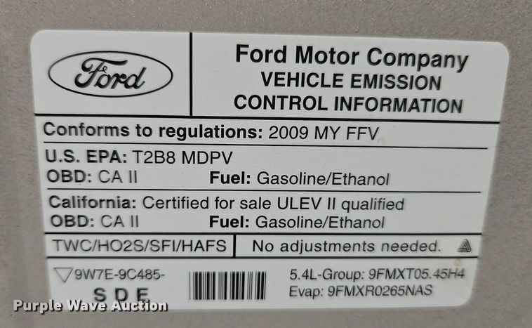 image for item DP2475 2009 Ford E350 XL Super Duty  van