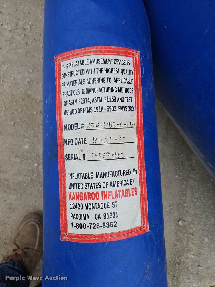 image for item DP2500 Kangaroo Inflatables KBH-1183-C-LW  bounce house