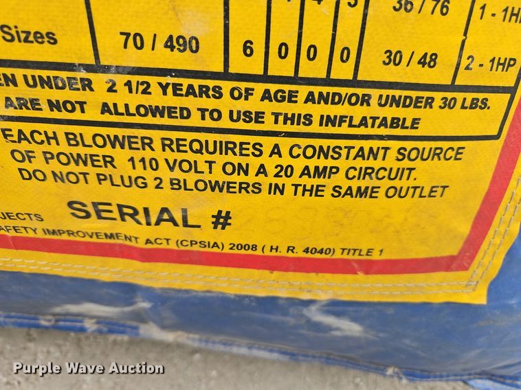 image for item DP2503 Bounce house