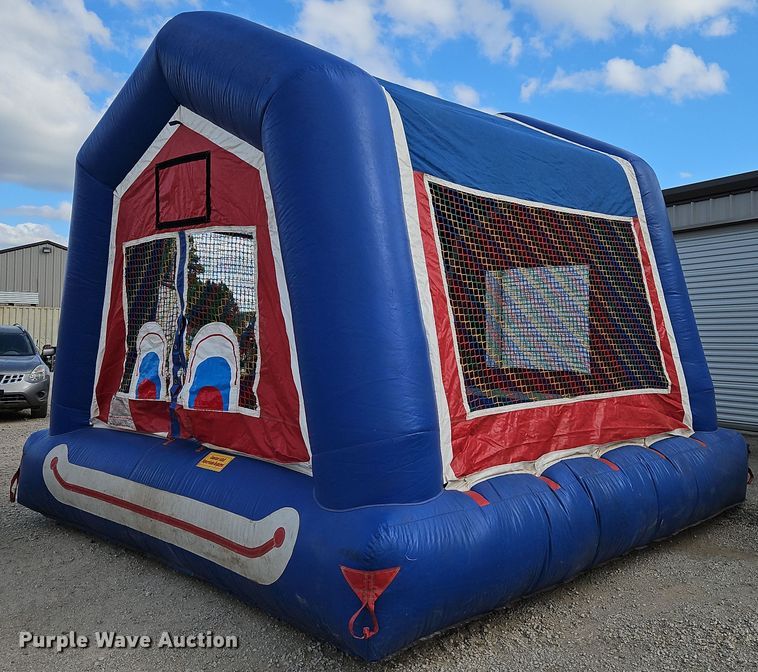 image for item DP2514 Space Walk Jupiter Jump Clownface  bounce house