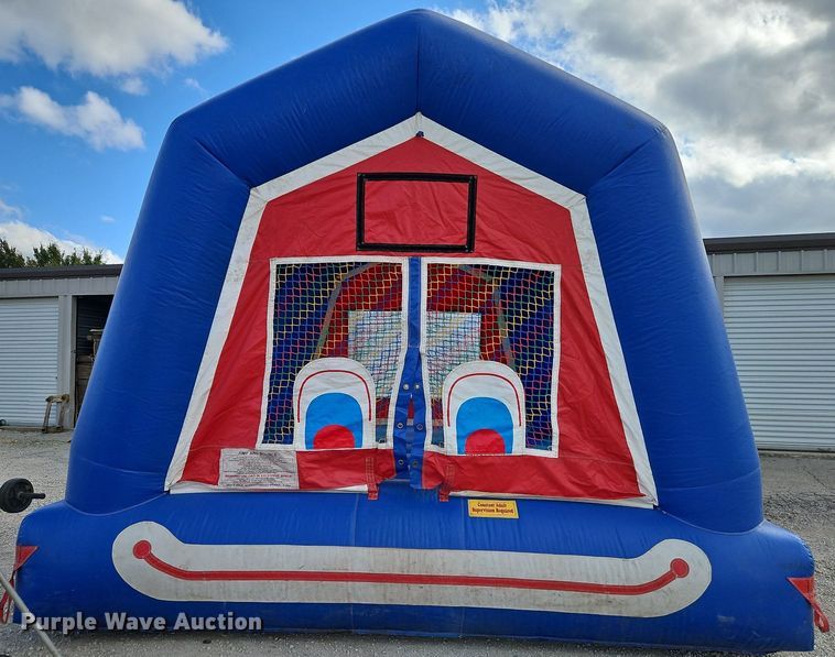 image for item DP2514 Space Walk Jupiter Jump Clownface  bounce house