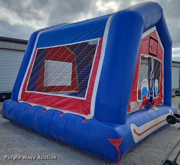 image for item DP2514 Space Walk Jupiter Jump Clownface  bounce house