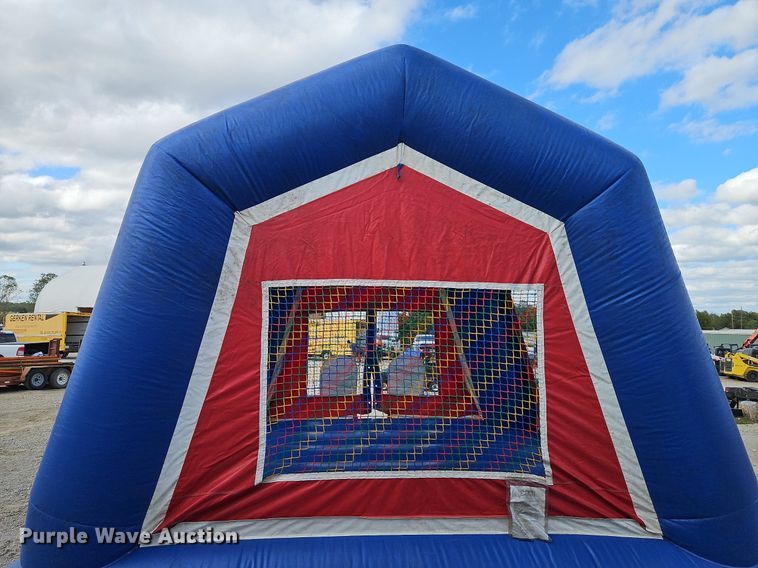 image for item DP2514 Space Walk Jupiter Jump Clownface  bounce house