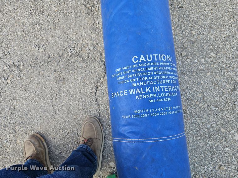 image for item DP2514 Space Walk Jupiter Jump Clownface  bounce house